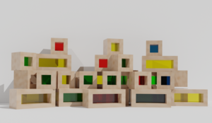 Детский развивающий набор из разноцветных элементов - fgospostavki.ru - Сергиев Посад