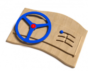 Дидактическая панель с автомобильным рулем - fgospostavki.ru - Сергиев Посад