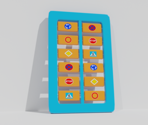 Игровая панель «Дорожные знаки»  - fgospostavki.ru - Сергиев Посад