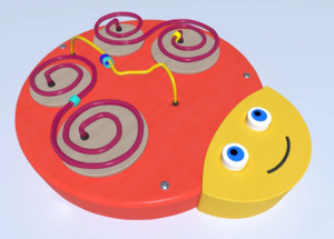 Настенный игровой элемент в виде головы гусеницы - fgospostavki.ru - Сергиев Посад