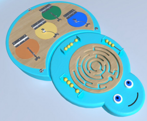 Настенный игровой элемент «Гусеница» - fgospostavki.ru - Сергиев Посад