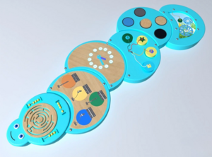 Развивающая панель «Гусеница» - fgospostavki.ru - Сергиев Посад