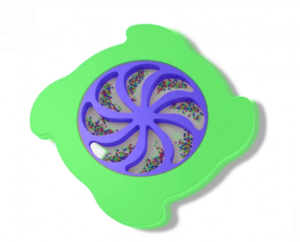 Тактильно-развивающая панель «Вращение радуги» - fgospostavki.ru - Сергиев Посад