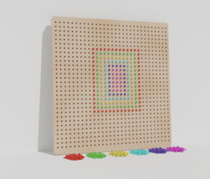 Тактильно-развивающая панель «Радужная мозаика» - fgospostavki.ru - Сергиев Посад