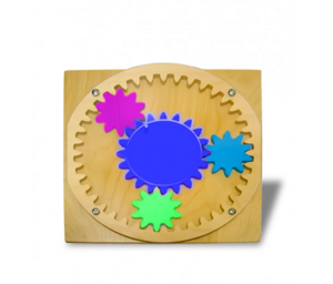 Тактильно-развивающая панель «Цветные шестеренки» - fgospostavki.ru - Сергиев Посад