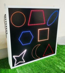 Панель интерактивная со светящимися цветными фигурами - fgospostavki.ru - Сергиев Посад