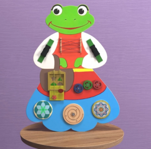 Бизиборд «Лягушка» - fgospostavki.ru - Сергиев Посад