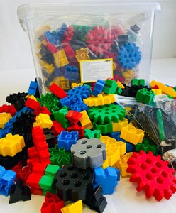 Конструктор Шестеренки (STEM Junior) 300 деталей  - fgospostavki.ru - Сергиев Посад