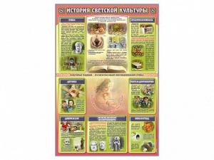 Стенд "История светской культуры" - fgospostavki.ru - Сергиев Посад