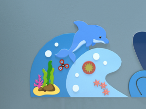 Бизиборд «Дельфин» - fgospostavki.ru - Сергиев Посад