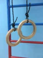 Кольца навесные для детского спортивного комплекса (диаметр 16 сантиметров, фанера) - fgospostavki.ru - Сергиев Посад