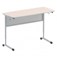Стол ученический двухместный с перфорированной панелью - fgospostavki.ru - Сергиев Посад