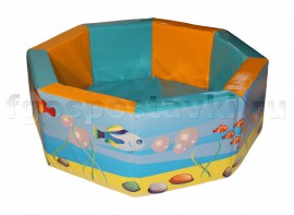 Сухой бассейн восьмигранный с шелкографией - fgospostavki.ru - Сергиев Посад
