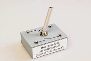 Выключатель двухполюсный (демонстрационный) - fgospostavki.ru - Сергиев Посад