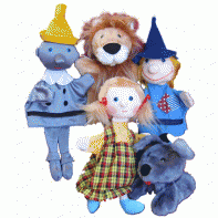 Набор перчаточных кукол "Волшебник Изумрудного города" - fgospostavki.ru - Сергиев Посад