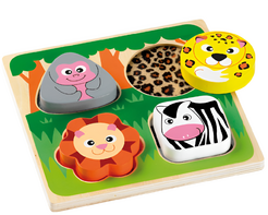 Тактильные пазлы "Сафари" - fgospostavki.ru - Сергиев Посад