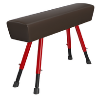 Конь гимнастический переменной высоты (чехол из натуральной кожи) - fgospostavki.ru - Сергиев Посад