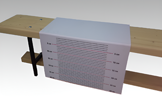 Линейка складная для измерения уровня гибкости на гимнастическую скамейку - fgospostavki.ru - Сергиев Посад