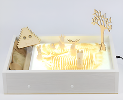 Световой планшет для рисования песком Белый - fgospostavki.ru - Сергиев Посад