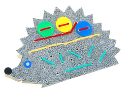 Игра-шнуровка для слабовидящих детей "Ежик" - fgospostavki.ru - Сергиев Посад