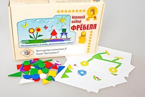 Игровой набор Фребеля "Конструктор плоскостной-2" (Серия "Эксперимент") - fgospostavki.ru - Сергиев Посад