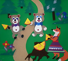 Пособие для слабовидящих детей - Театр-сказка "Два жадных медвежонка" - fgospostavki.ru - Сергиев Посад