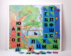 Магнитная доска "Город букв" - fgospostavki.ru - Сергиев Посад