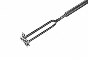 Зонд массажный логопедический Крестовина на толстой ручке с накаткой - fgospostavki.ru - Сергиев Посад