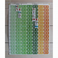 Панель для визуального расписания с цветными ячейками - fgospostavki.ru - Сергиев Посад