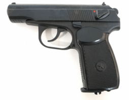 Массогабаритный лазерный макет пистолет Макарова ПМ со встроенным лазерным модулем и аккумуляторной батареей - fgospostavki.ru - Сергиев Посад