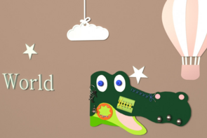 Бизиборд «Голова крокодила» - fgospostavki.ru - Сергиев Посад