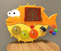 Бизиборд «Рыба-еж» - fgospostavki.ru - Сергиев Посад