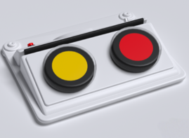 Игровой коммуникатор 2-х кнопочный со вставкой - fgospostavki.ru - Сергиев Посад