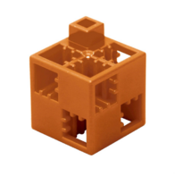 Кубик-основание коричневый 20х20 Artec - fgospostavki.ru - Сергиев Посад