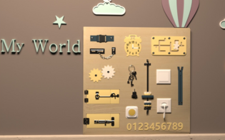 Бизиборд «Умелый малыш» - fgospostavki.ru - Сергиев Посад