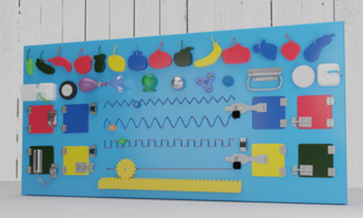 Бизиборд «Фрукты и овощи» - fgospostavki.ru - Сергиев Посад