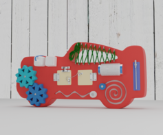 Бизиборд «Машинка» - fgospostavki.ru - Сергиев Посад