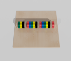 Тактильно-развивающая панель с разноцветными кругами - fgospostavki.ru - Сергиев Посад