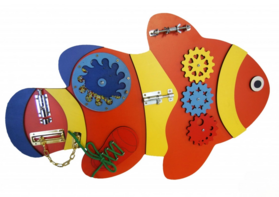 Бизиборд «Оранжевая рыбка» - fgospostavki.ru - Сергиев Посад