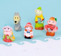 Набор резиновых игрушек «Красная шапочка» - fgospostavki.ru - Сергиев Посад