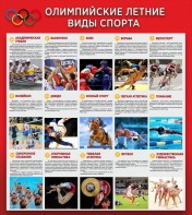 Стенд "Олимпийские летние виды спорта" - fgospostavki.ru - Сергиев Посад