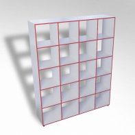 Шкаф открытый многосекционный ТР20 ЛДСП - fgospostavki.ru - Сергиев Посад