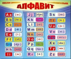 Стенд "Алфавит и транскрипционные знаки" - fgospostavki.ru - Сергиев Посад