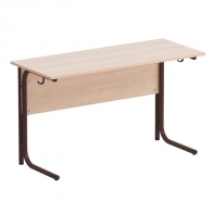 Стол ученический двухместный на круглой трубе - fgospostavki.ru - Сергиев Посад