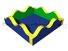 Сухой бассейн "Волна-2" с аппликацией - fgospostavki.ru - Сергиев Посад