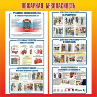 Стенд "Пожарная безопасность" Вариант 4 - fgospostavki.ru - Сергиев Посад