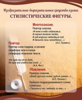 Стенд "Стилистические фигуры" Вариант 1 - fgospostavki.ru - Сергиев Посад