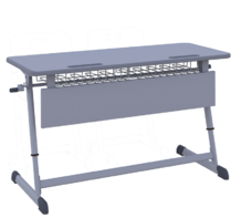 Парта NOMAD V двухместная регулируемая по высоте - fgospostavki.ru - Сергиев Посад